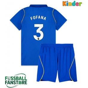 Chelsea Wesley Fofana #3 Replik Heimtrikot Kinder 2026-27 Kurzarm (+ Kurze Hosen)